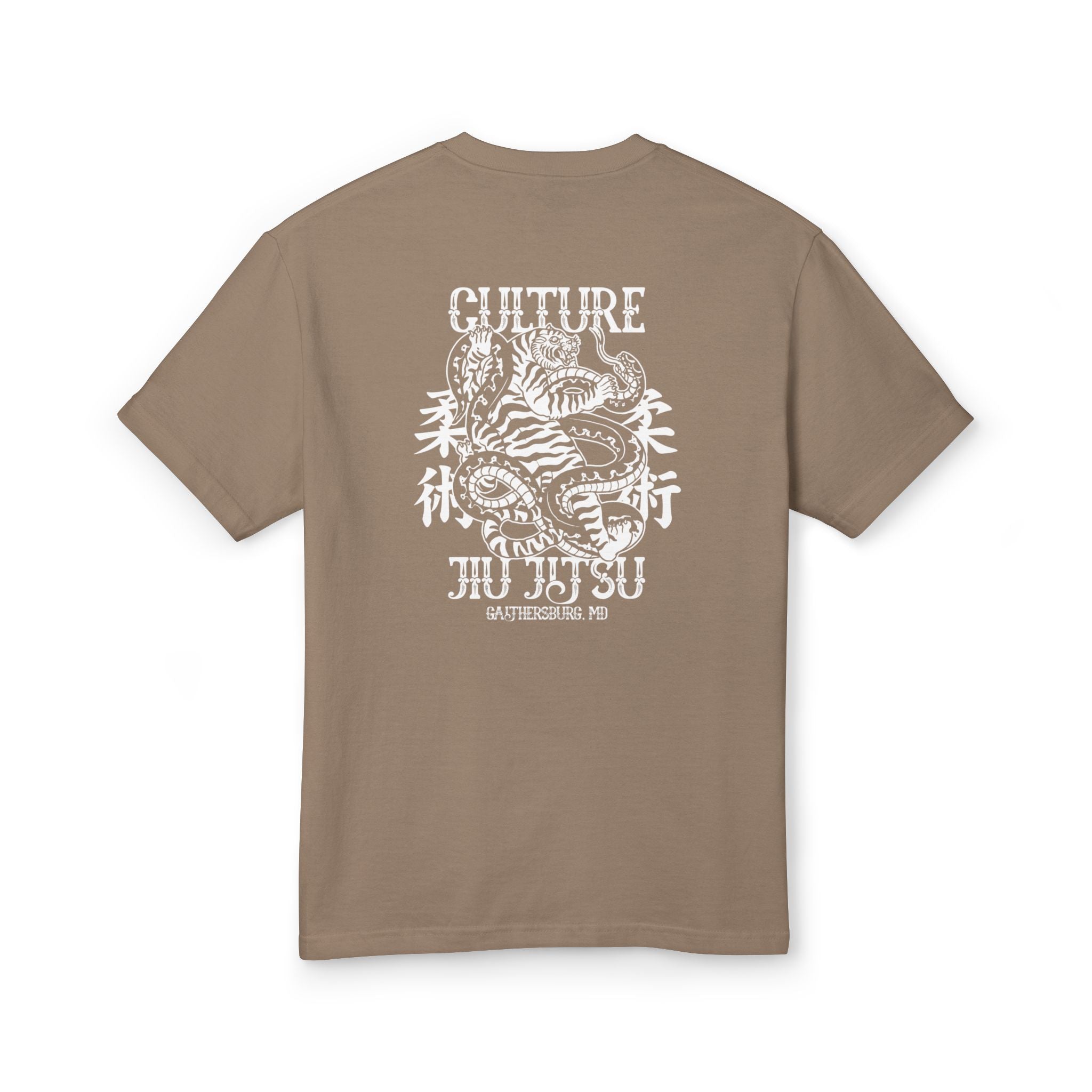 Culture Jiu-Jitsu Tee — Dragon Martial Arts Graphic Cotton Shirt