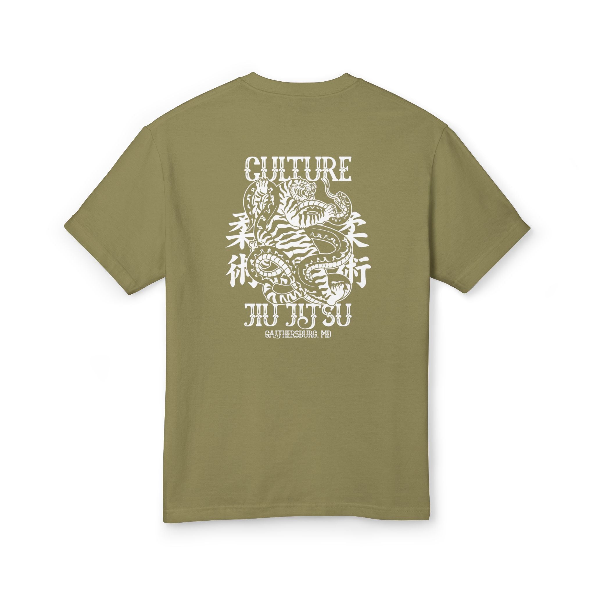Culture Jiu-Jitsu Tee — Dragon Martial Arts Graphic Cotton Shirt
