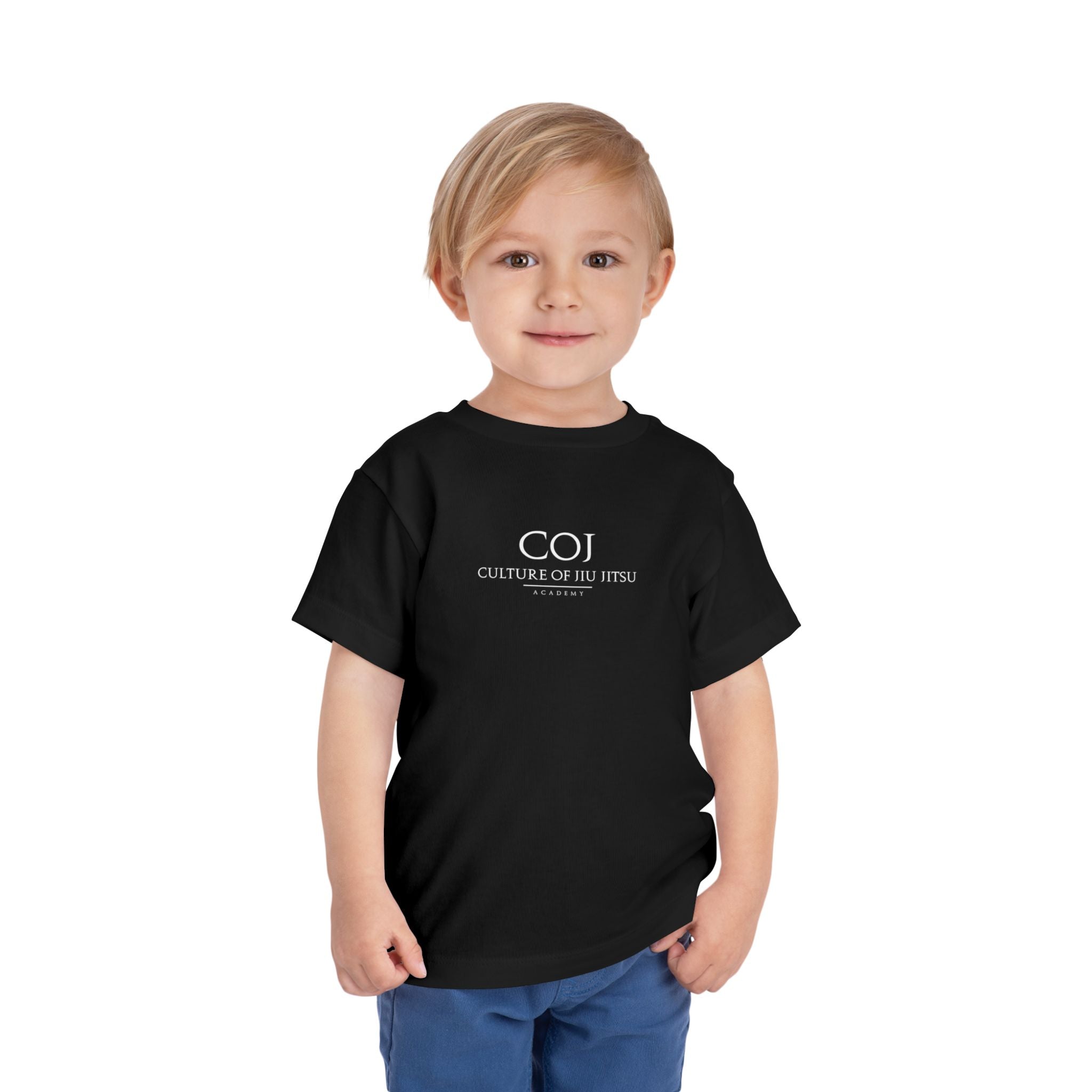 Toddler Tee — "COJ Culture of Jiu Jitsu" Logo Tee with Tree Root Back